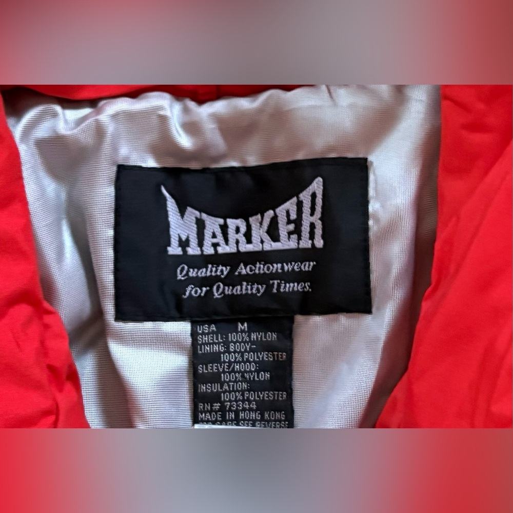 Vintage Marker Women's Ski Jacket in Purple and Red (M) - Picture 2 of 10
